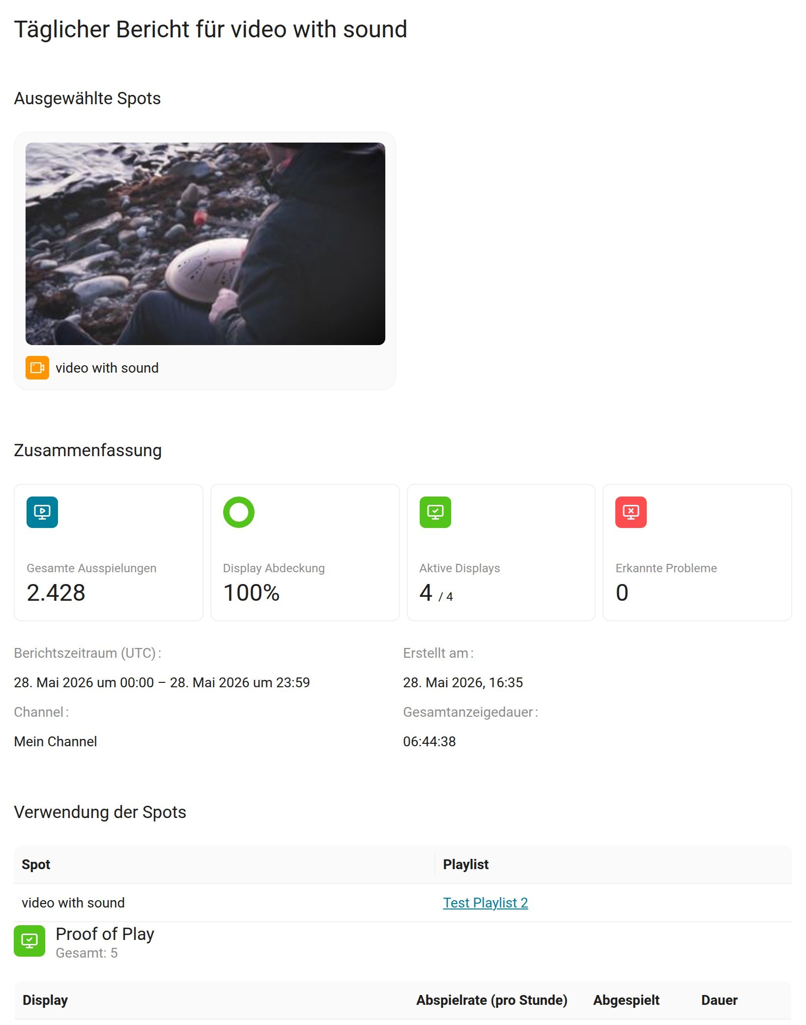 453 proof Of Play Reports